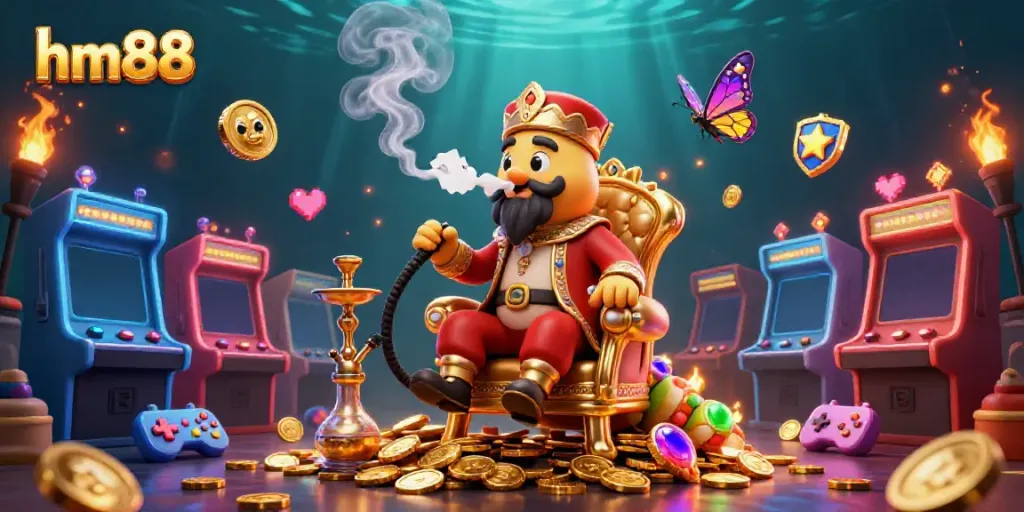 Experience exciting gameplay at hm88 with a vibrant scene featuring a colorful casino atmosphere and dynamic characters.