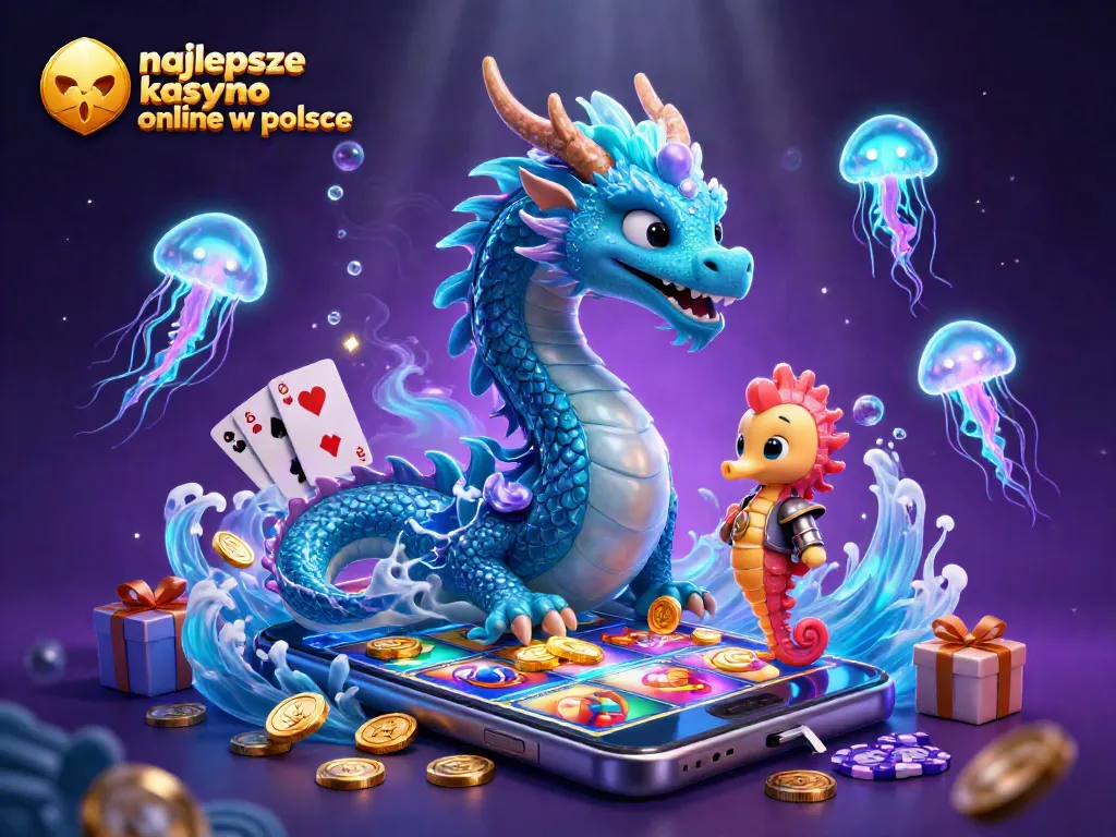 Experience the excitement of najlepsze kasyno online w polsce through this vibrant 3D casino illustration.