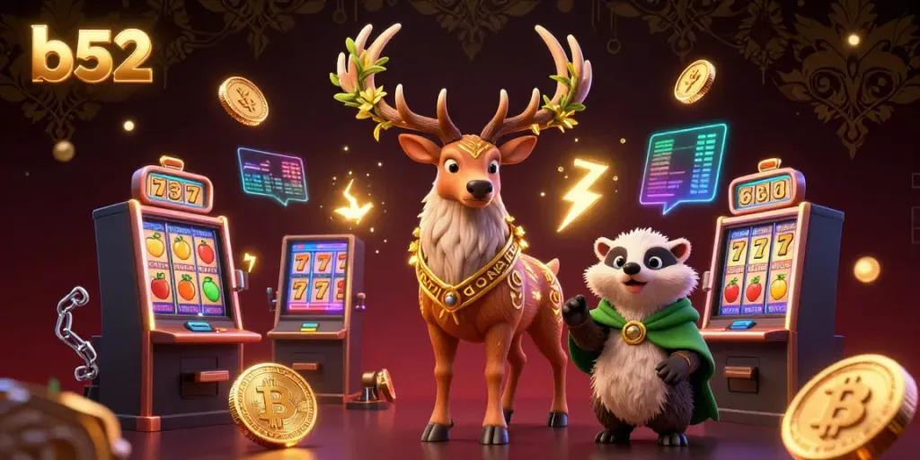 Experience the thrilling world of b52 casino games featuring vibrant slots and crypto coins.