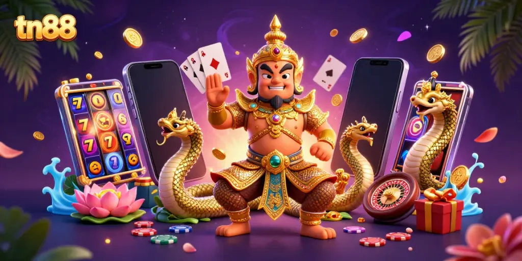 Spin the reels with tn88 as guardians and Naga protect your gaming journey!