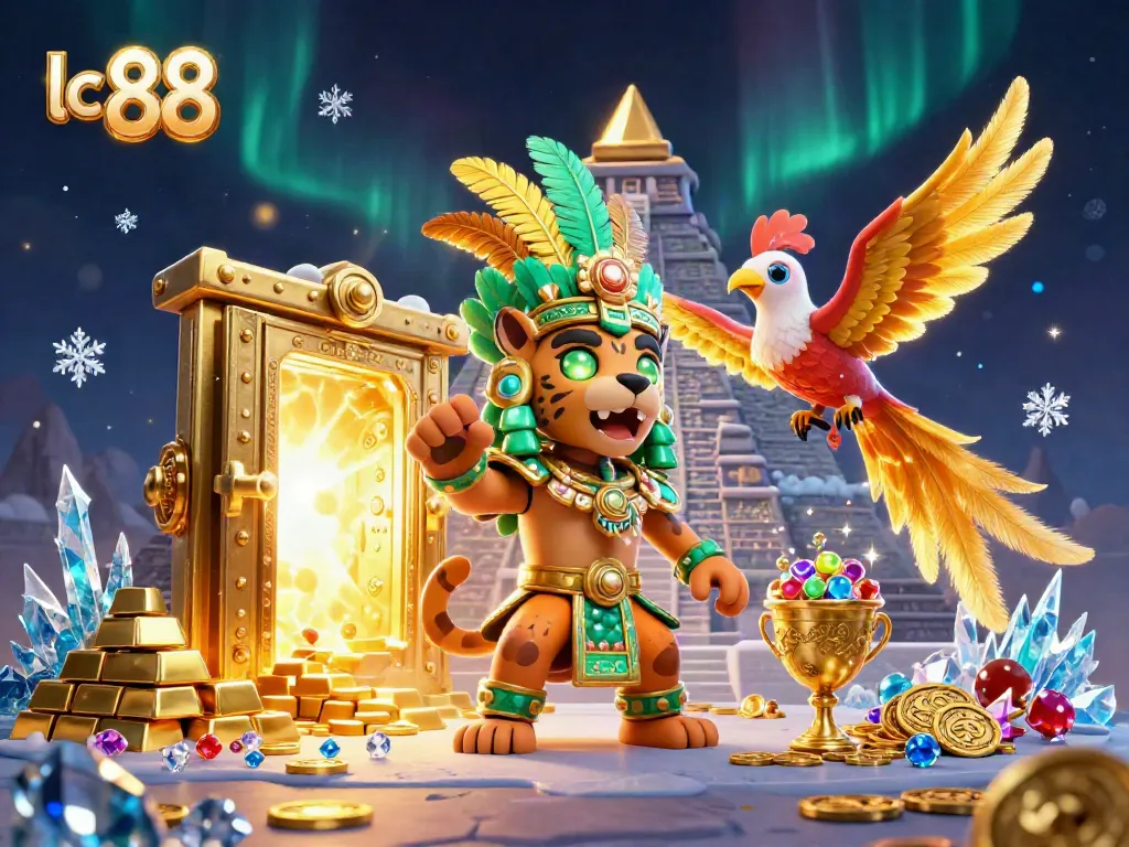 Experience the thrilling gameplay at lc 88 with vibrant slots and treasure elements all around.