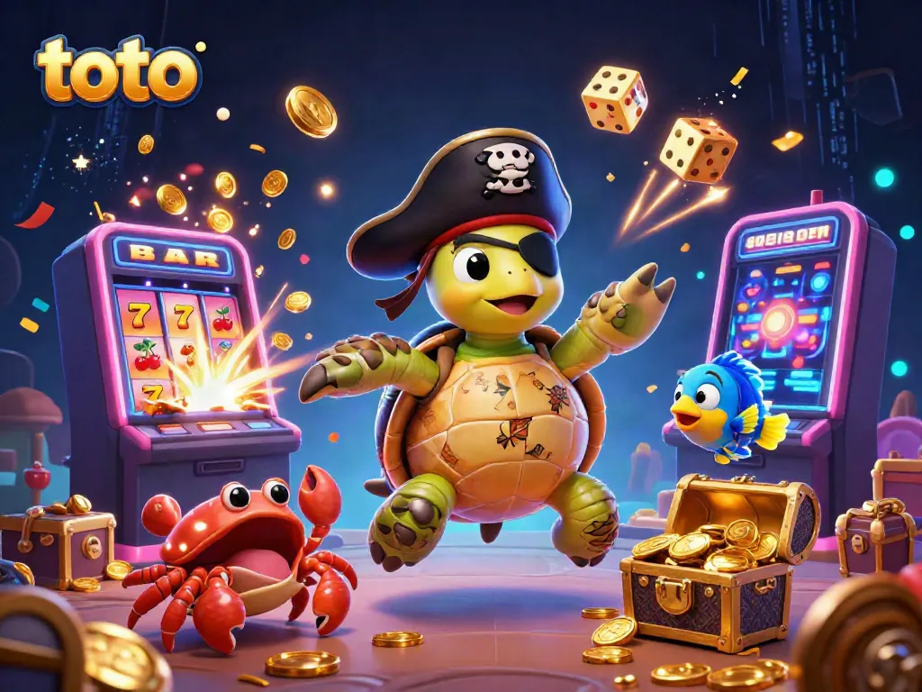 Menang besar dengan toto sambil merasakan keseruan mesin slot 3D dalam ilustrasi yang mendetail.