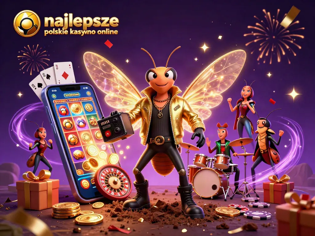 Engage in fun gaming experiences at najlepsze polskie kasyno online with vibrant casino-themed elements.
