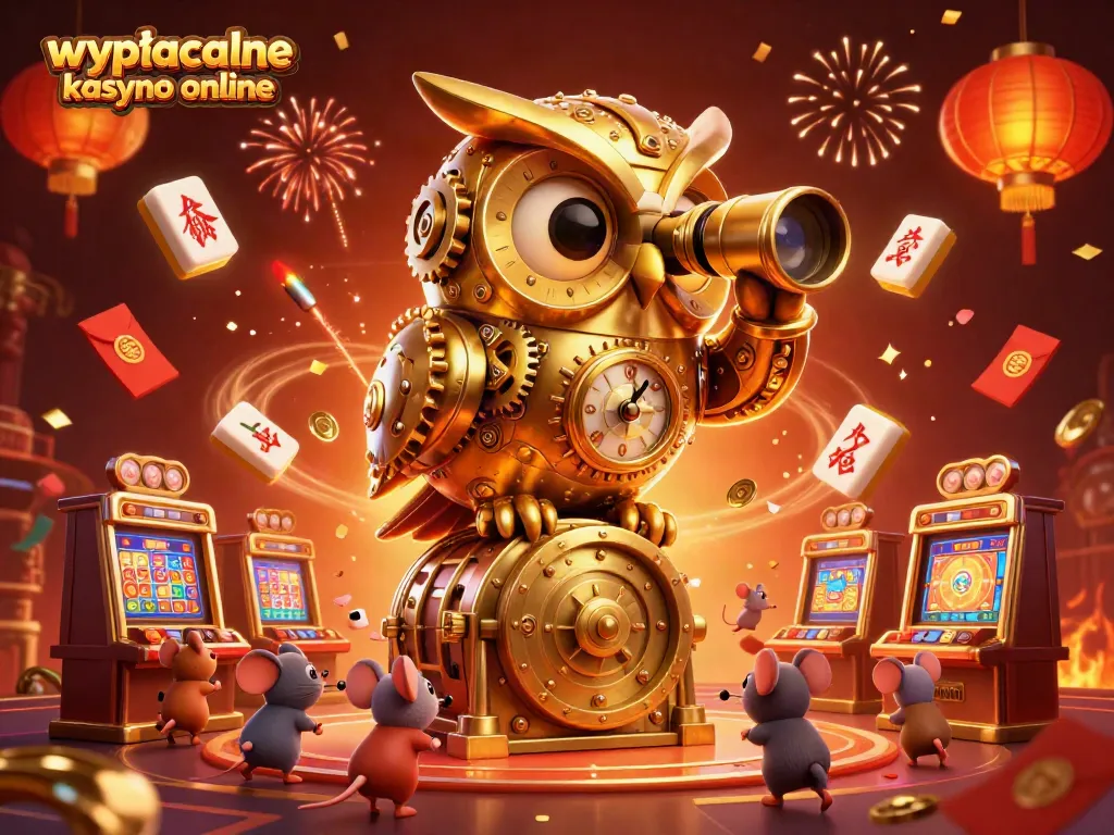 Engage with the vibrant world of wypłacalne kasyno online featuring playful characters and rich casino elements.
