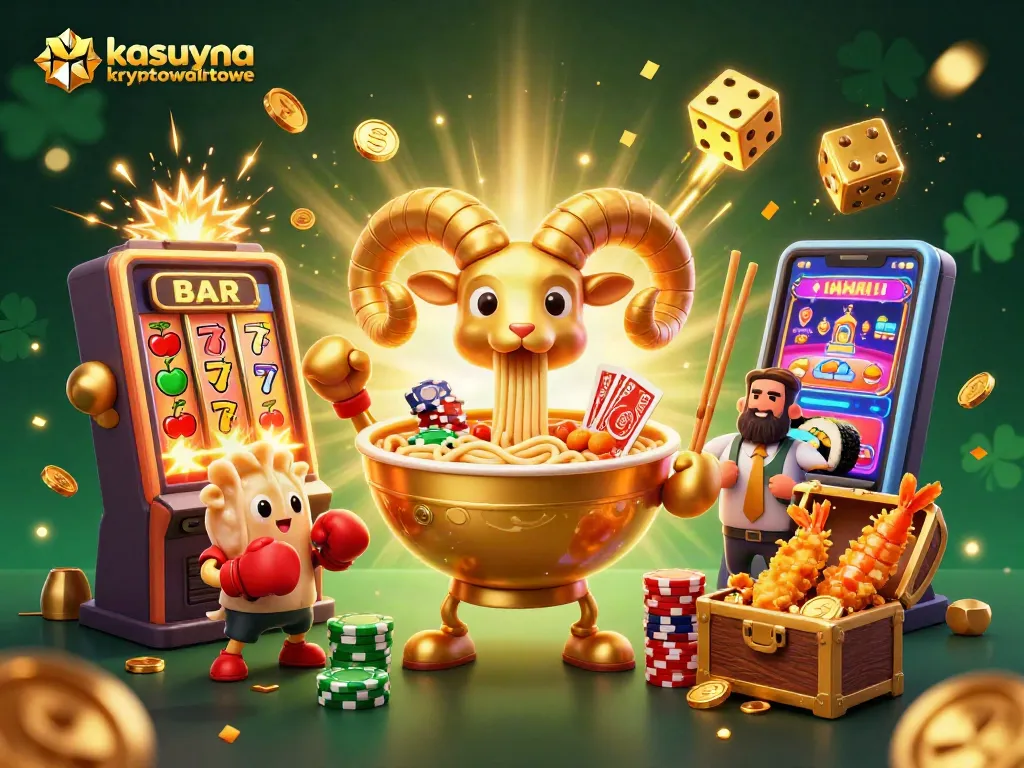 Experience thrilling games at kasyna kryptowalutowe with vibrant characters, coins, and exciting casino elements.