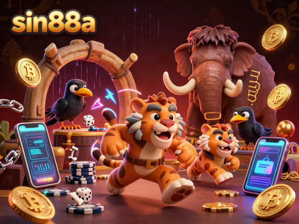 Engage in thrilling gaming adventures with sin88a amidst dazzling digital enhancements and playful characters.
