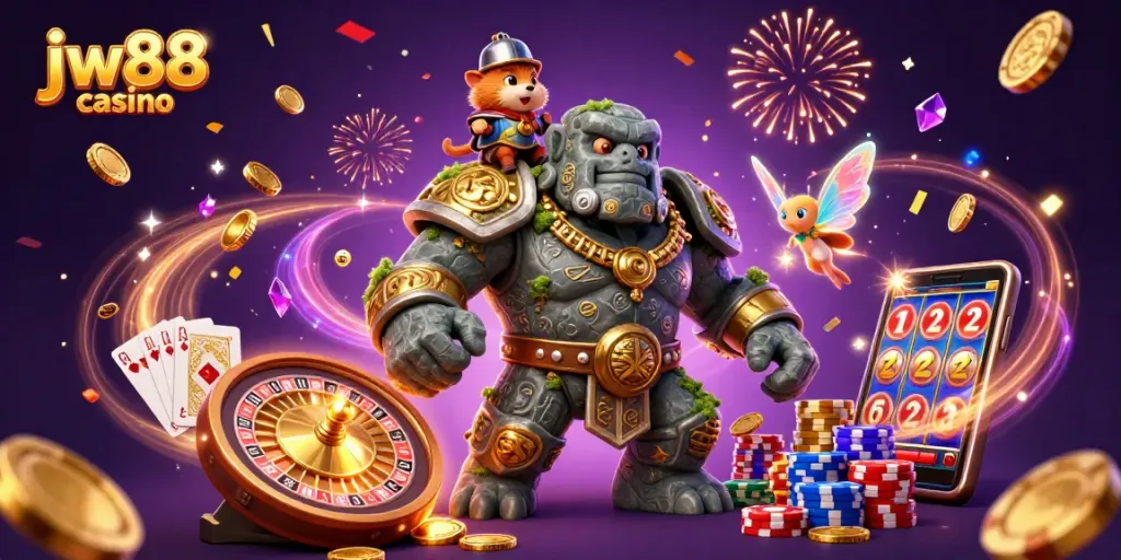 Engage with the thrilling jw88 casino experience amidst a dazzling fantasy world bursting with magical elements.