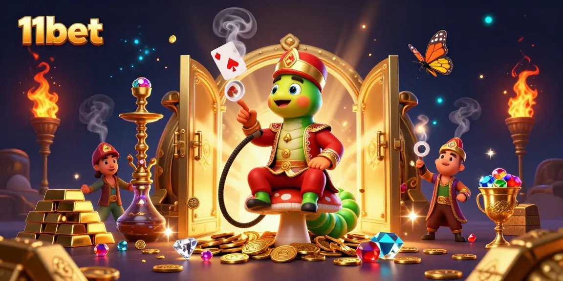 Engage with 11bet's vibrant 3D casino world, showcasing rich visuals and thrilling betting elements.