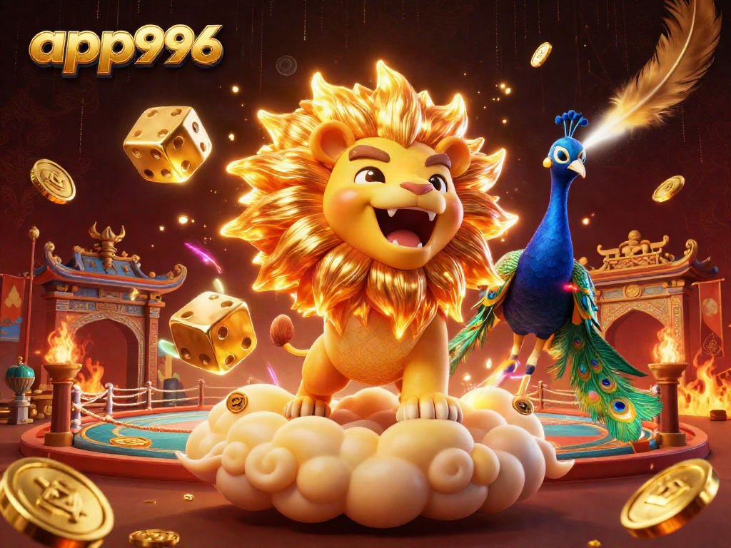 Engage with app996's thrilling casino adventure featuring vibrant 3D characters and dynamic gaming elements