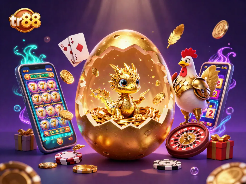 Spin the reels with tr 88 and delve into a world of crystal treasures alongside a golden guardian.