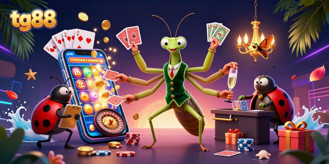 Experience excitement at tg88 with a vibrant scene of dynamic gaming action and casino adventure.