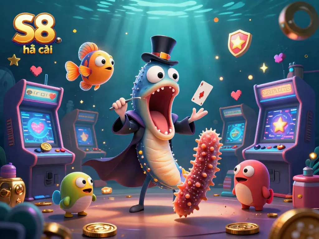 Play thrilling games at S8 nhà cái with an enchanted underwater scene featuring magical characters