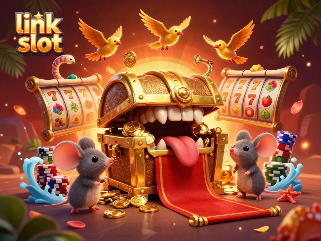 Engage with thrilling link slot games featuring vibrant visuals and unique characters.
