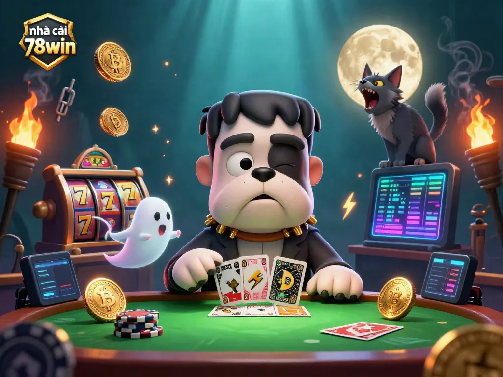 Experience thrilling gameplay at nhà cái 78win with a vibrant casino atmosphere featuring unique characters.