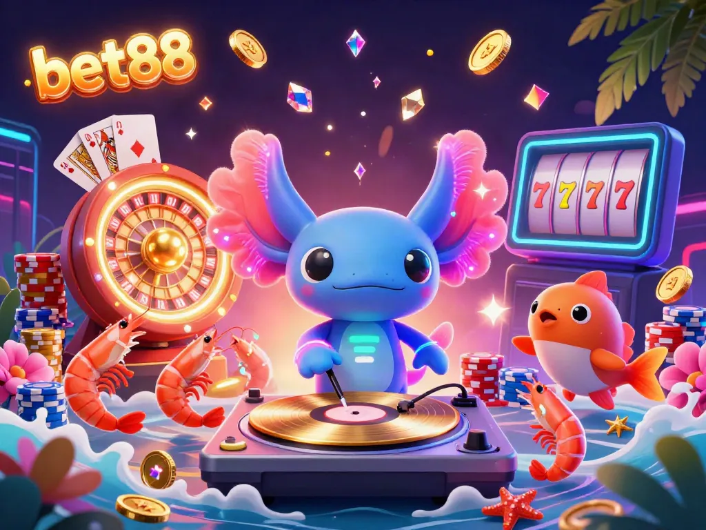 Experience vibrant gameplay at bet88 with lively 3D casino characters and rich elements.