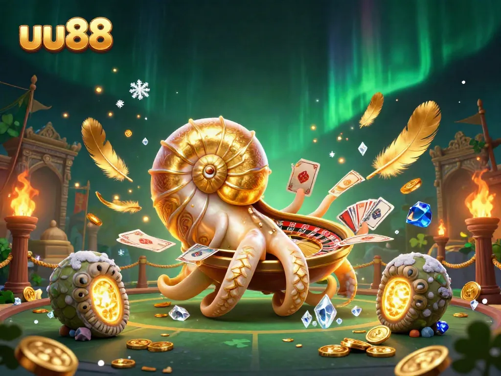 Experience thrilling gameplay at uu88, featuring vibrant casino elements and an interactive atmosphere.