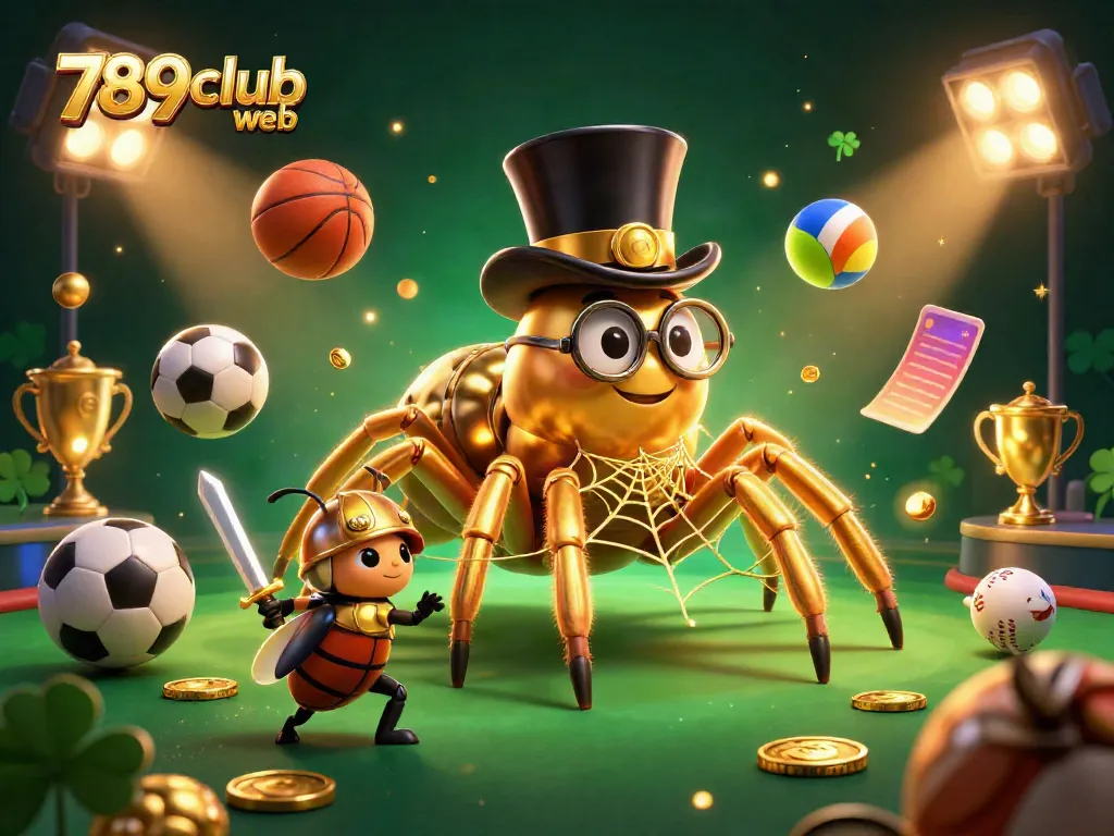 Immerse in the 789club web experience with gambling characters in a vibrant casino setting.