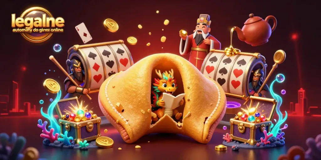 Experience the excitement of legalne automaty do gier online with this vibrant 3D casino illustration.